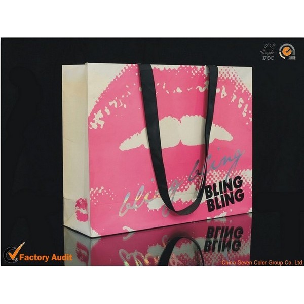 Foldable Paper Bag For Gift Packaging